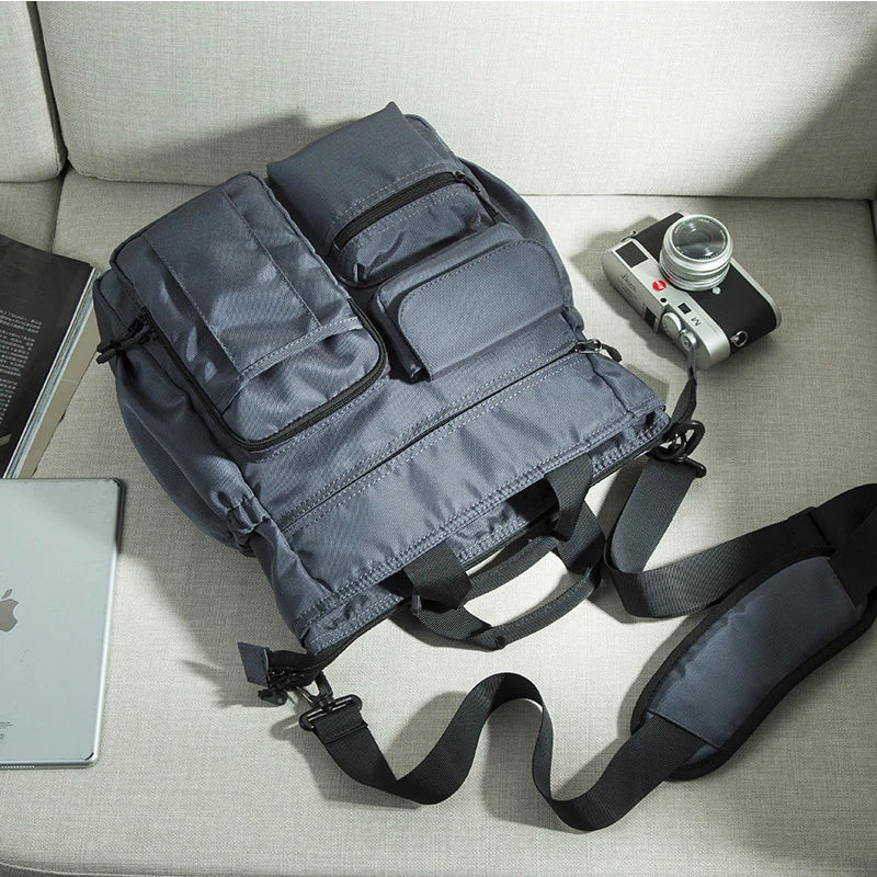 Fashion Office Bag for Men Satchels Waterproof Handbag Mini Laptop Tote Bag Multi Pocket Men'S Business Messenger Bags XA283ZC