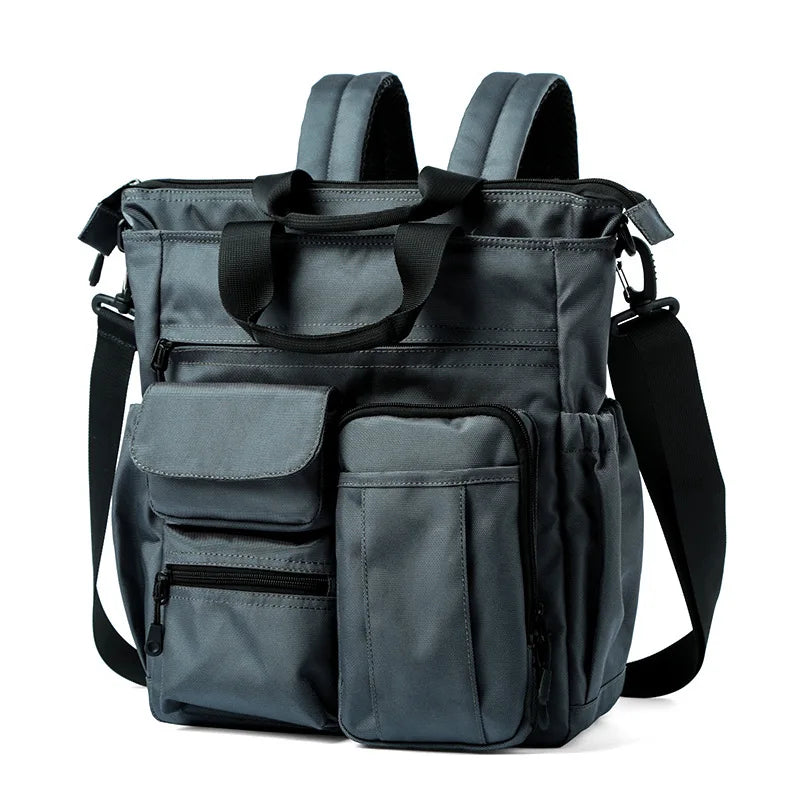 Fashion Office Bag for Men Satchels Waterproof Handbag Mini Laptop Tote Bag Multi Pocket Men'S Business Messenger Bags XA283ZC