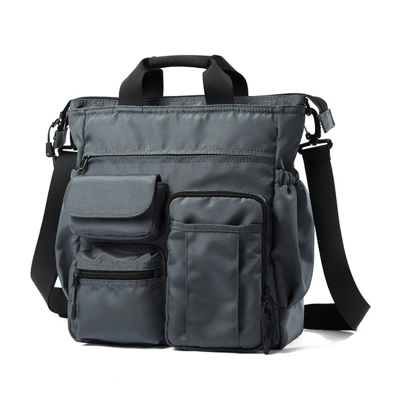 Fashion Office Bag for Men Satchels Waterproof Handbag Mini Laptop Tote Bag Multi Pocket Men'S Business Messenger Bags XA283ZC