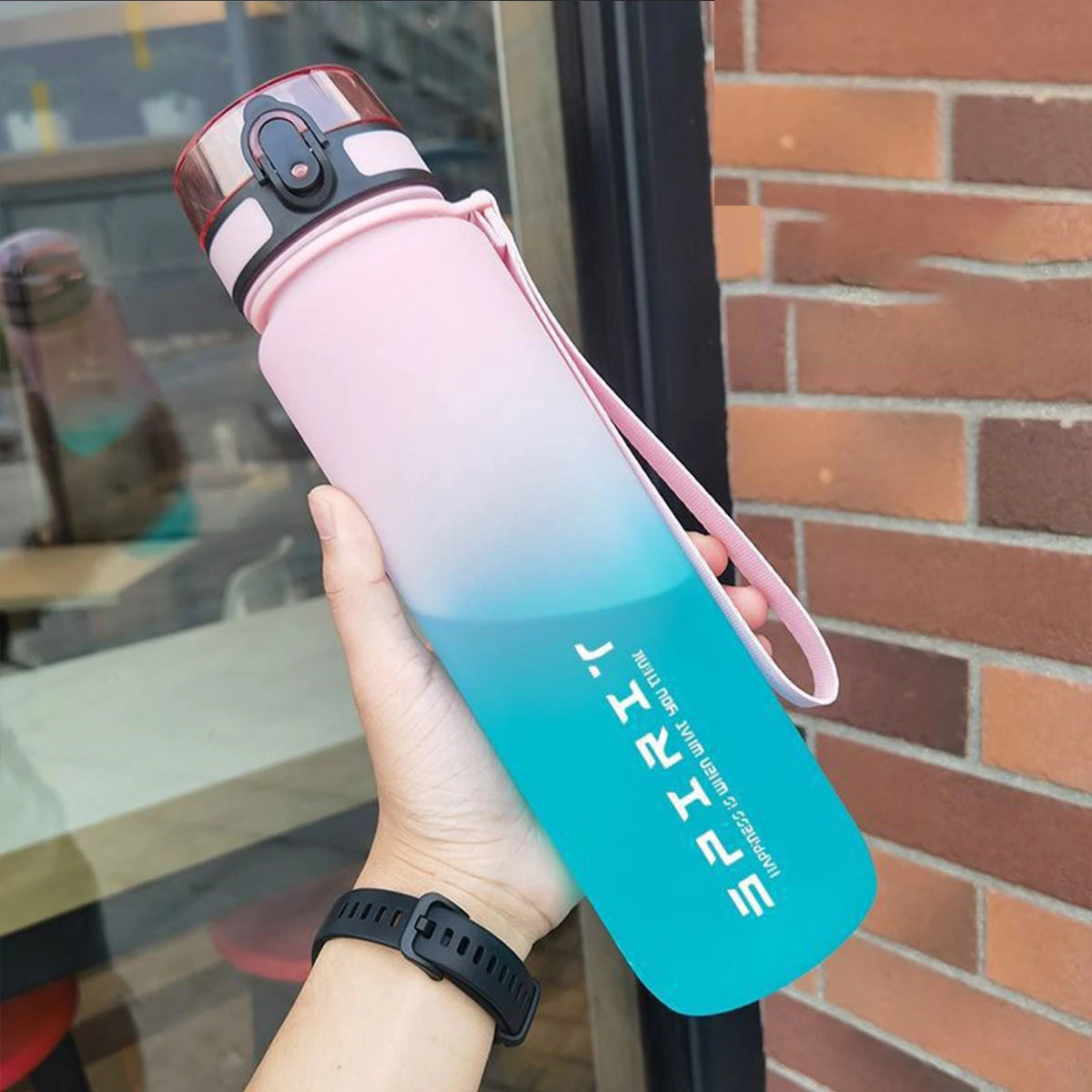 Botella de agua capacidad de 1000 ml/600 ml/750 ml para gimnasio