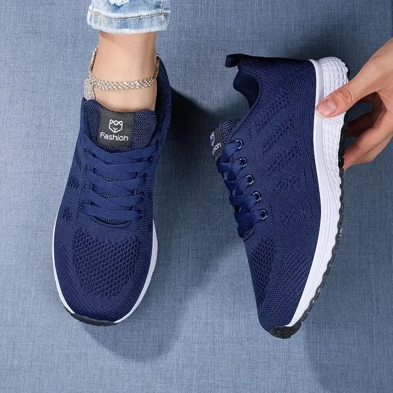 Zapatillas de correr para mujer, zapatillas informales transpirables, zapatos deportivos de marca de lujo, moda de verano, zapatillas ligeras de baloncesto Tenis para caminar