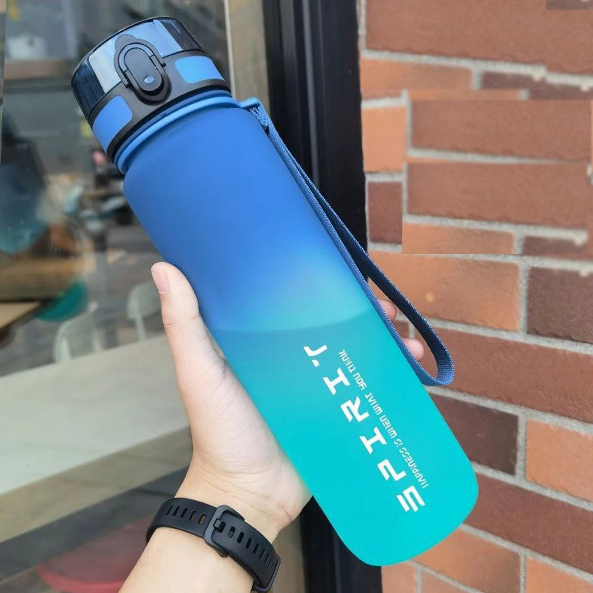 Botella de agua capacidad de 1000 ml/600 ml/750 ml para gimnasio