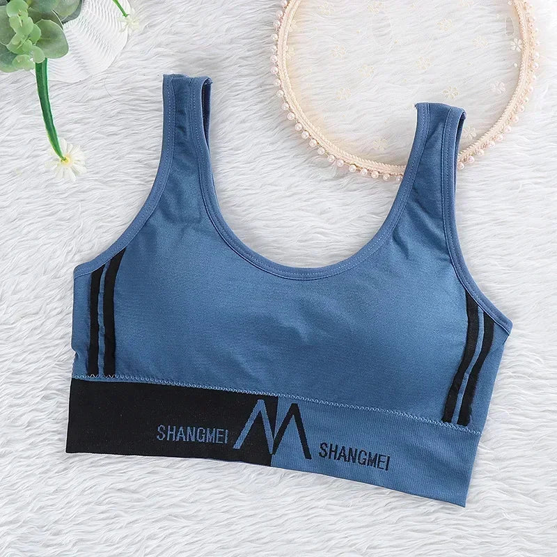 Nuevo sujetadores deportivos para mujer, cómodo, sin costuras.