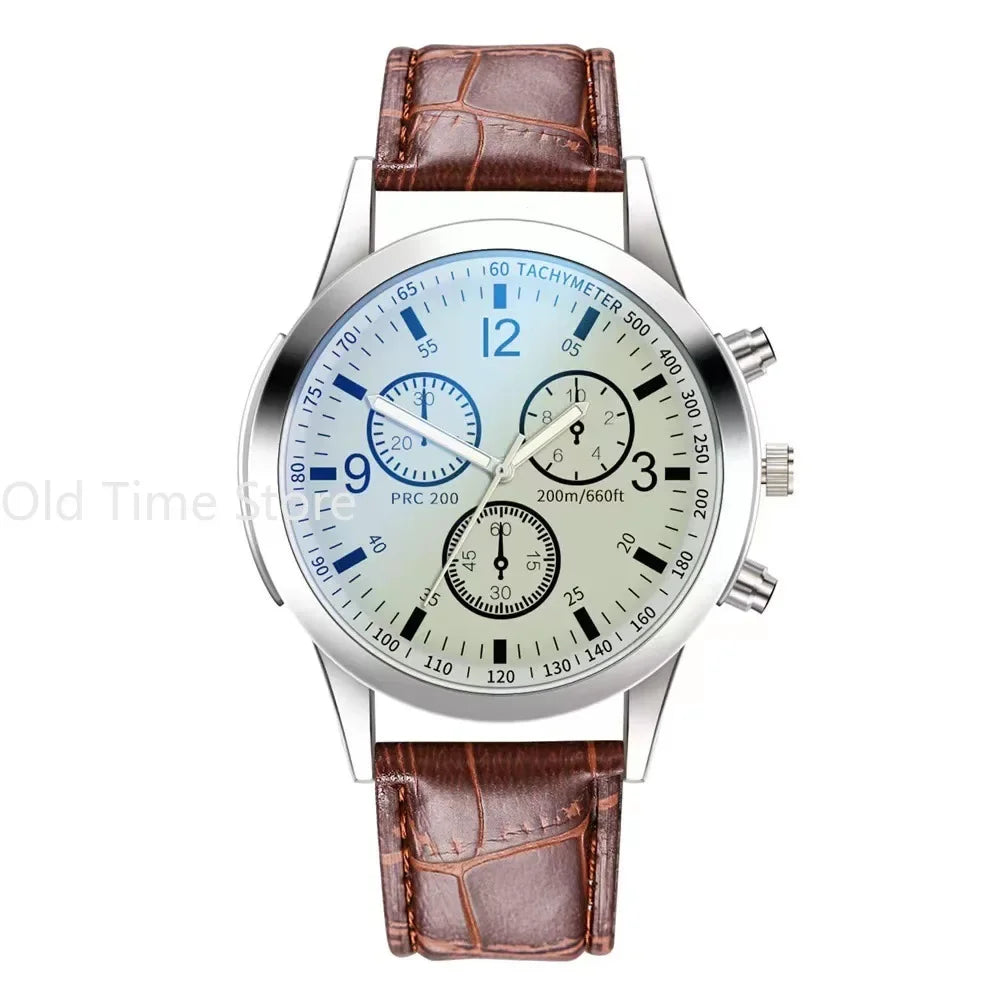 Reloj de acero inoxidable elegante para hombre
