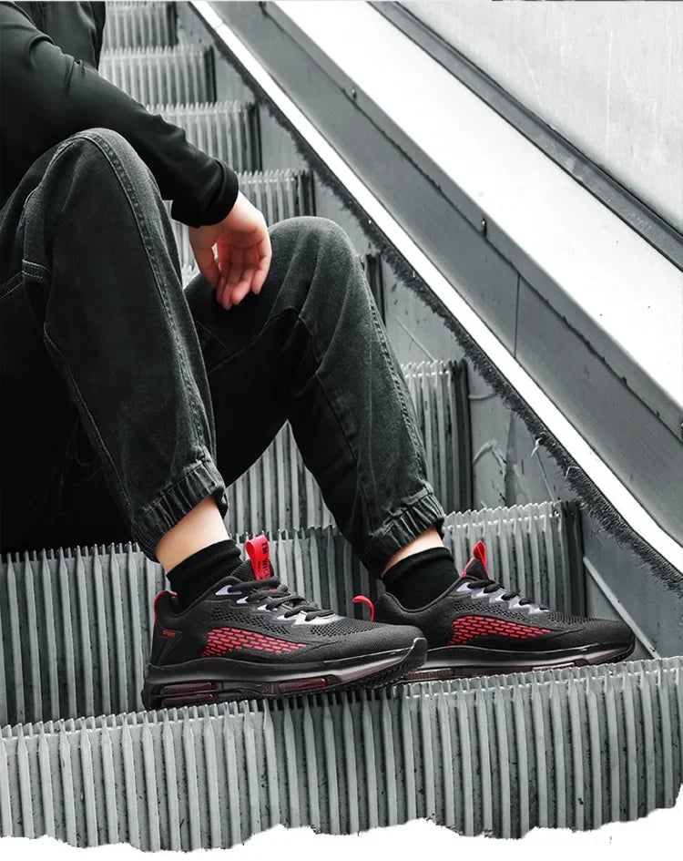 Zapatillas deportivas unisex transpirables, ligeras, informales, para viajes, talla grande 47, calzado para hombre para las cuatro estaciones