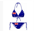 Bikini con estampado de Bandera Americana