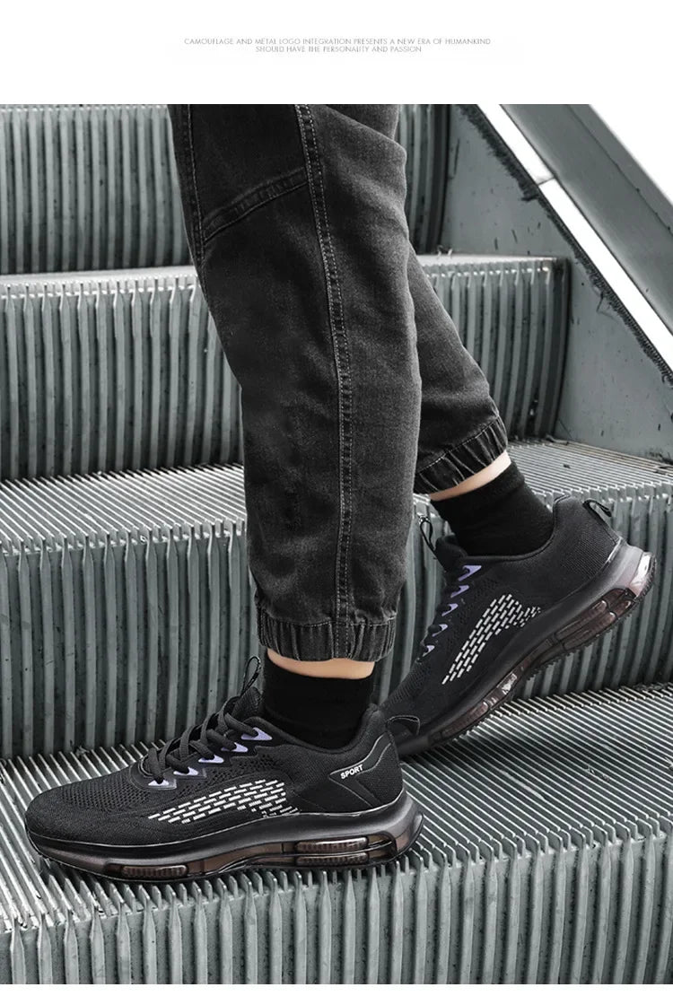 Zapatillas deportivas unisex transpirables, ligeras, informales, para viajes, talla grande 47, calzado para hombre para las cuatro estaciones