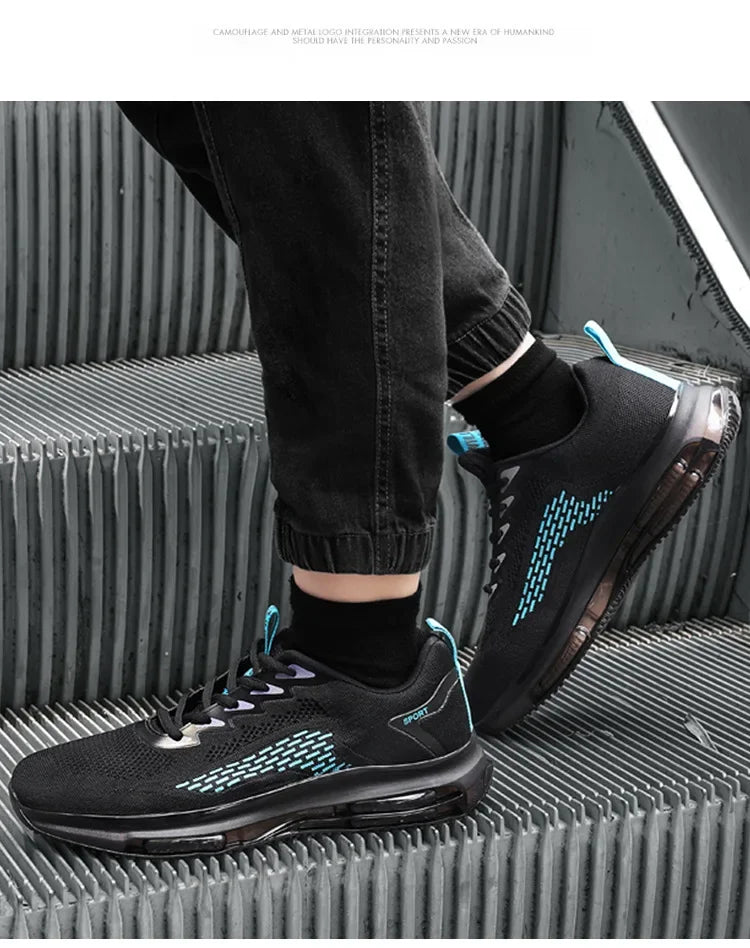 Zapatillas deportivas unisex transpirables, ligeras, informales, para viajes, talla grande 47, calzado para hombre para las cuatro estaciones