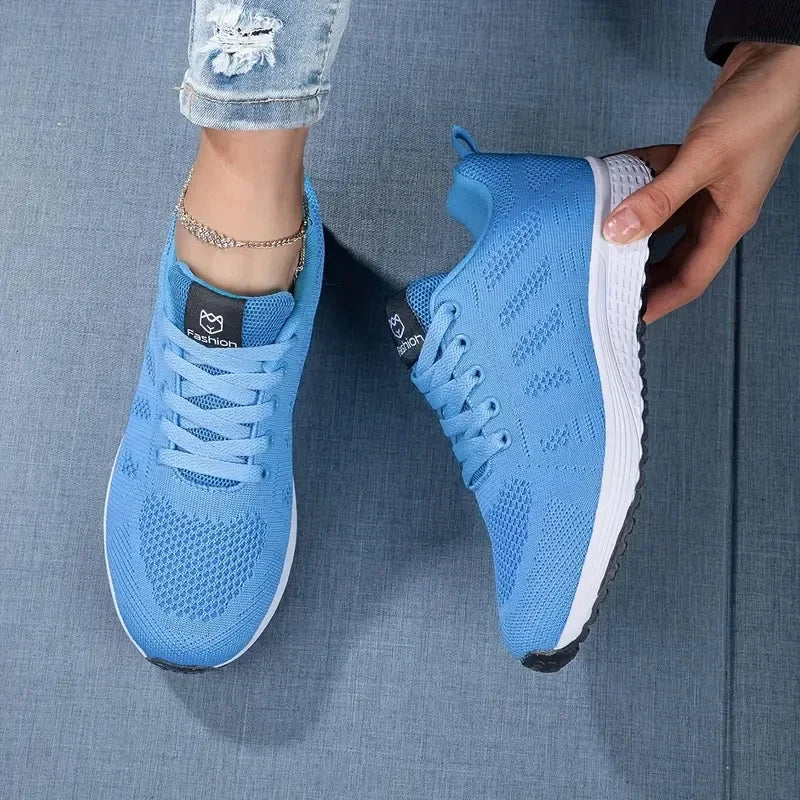 Zapatillas de correr para mujer, zapatillas informales transpirables, zapatos deportivos de marca de lujo, moda de verano, zapatillas ligeras de baloncesto Tenis para caminar