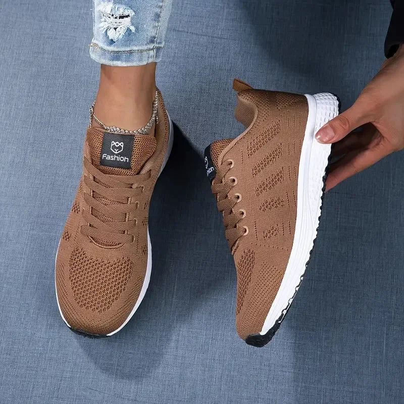 Zapatillas de correr para mujer, zapatillas informales transpirables, zapatos deportivos de marca de lujo, moda de verano, zapatillas ligeras de baloncesto Tenis para caminar