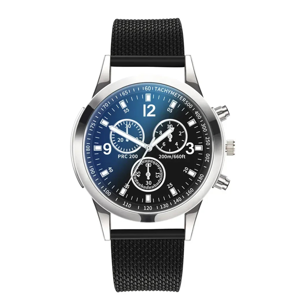 Reloj de acero inoxidable elegante para hombre