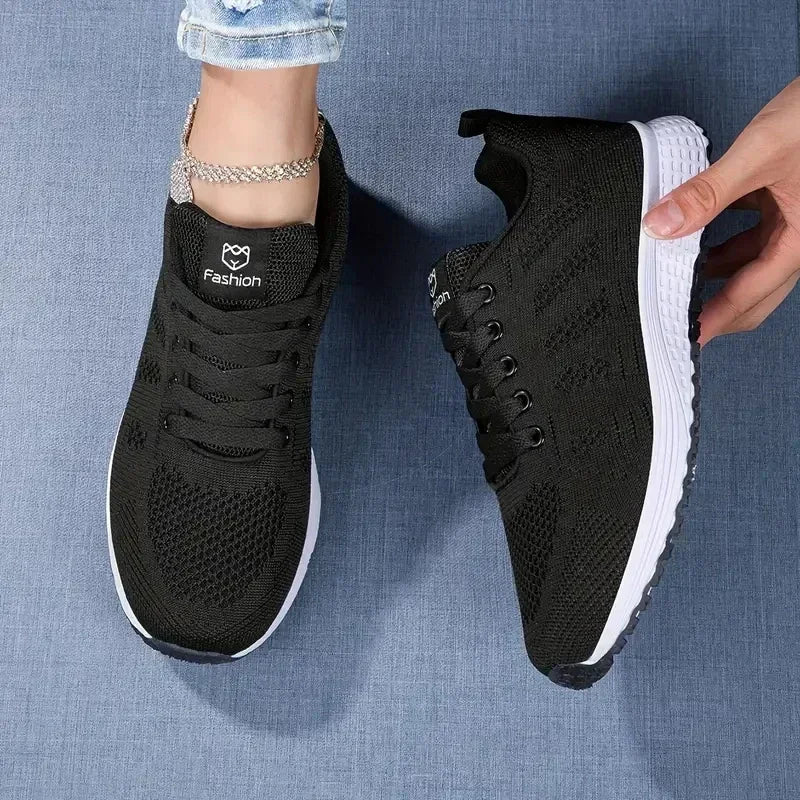 Zapatillas de correr para mujer, zapatillas informales transpirables, zapatos deportivos de marca de lujo, moda de verano, zapatillas ligeras de baloncesto Tenis para caminar