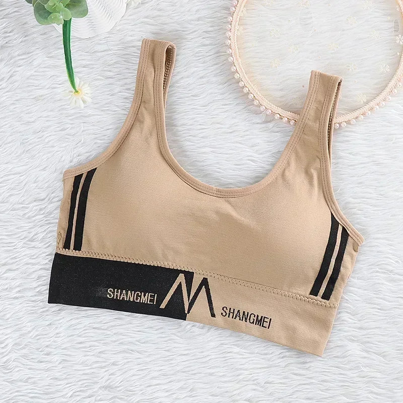 Nuevo sujetadores deportivos para mujer, cómodo, sin costuras.