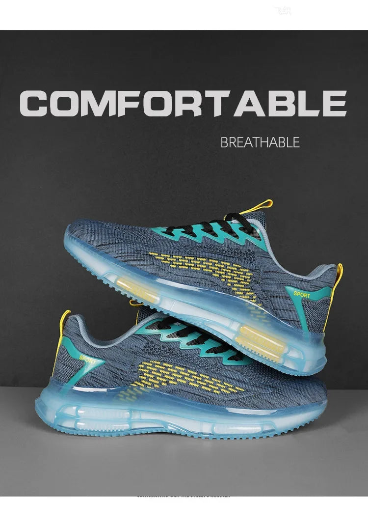 Zapatillas deportivas unisex transpirables, ligeras, informales, para viajes, talla grande 47, calzado para hombre para las cuatro estaciones