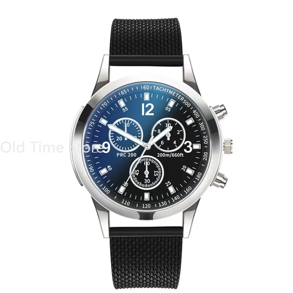 Reloj de acero inoxidable elegante para hombre
