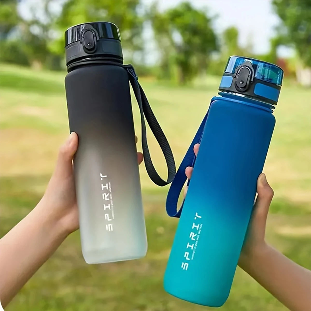 Botella de agua capacidad de 1000 ml/600 ml/750 ml para gimnasio