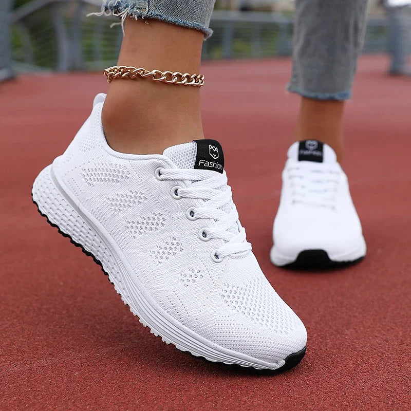 Zapatillas de correr para mujer, zapatillas informales transpirables, zapatos deportivos de marca de lujo, moda de verano, zapatillas ligeras de baloncesto Tenis para caminar