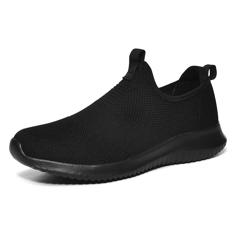 Zapatillas de deporte de primavera, zapatos informales para hombre, zapatos de malla de aire para hombre, mocasines, zapatillas de deporte negras a la moda, zapatillas deportivas para hombre, zapato Masculino