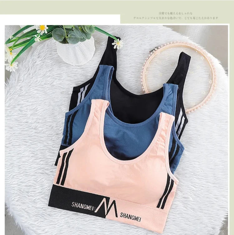 Nuevo sujetadores deportivos para mujer, cómodo, sin costuras.