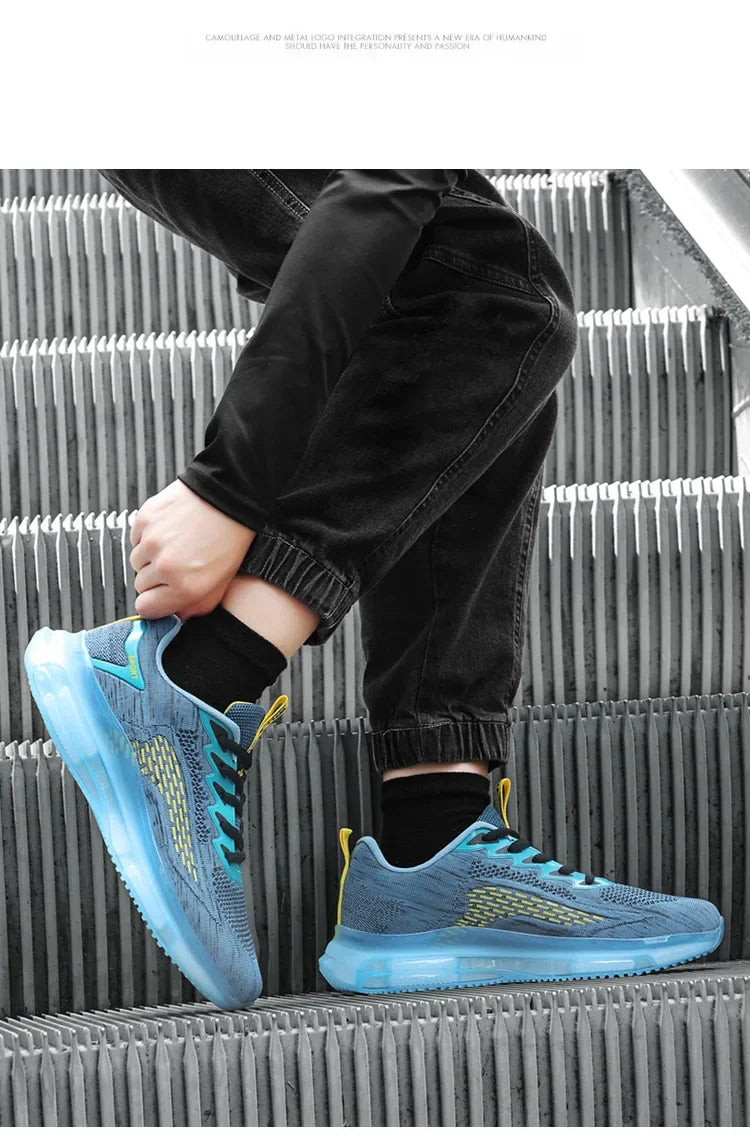 Zapatillas deportivas unisex transpirables, ligeras, informales, para viajes, talla grande 47, calzado para hombre para las cuatro estaciones