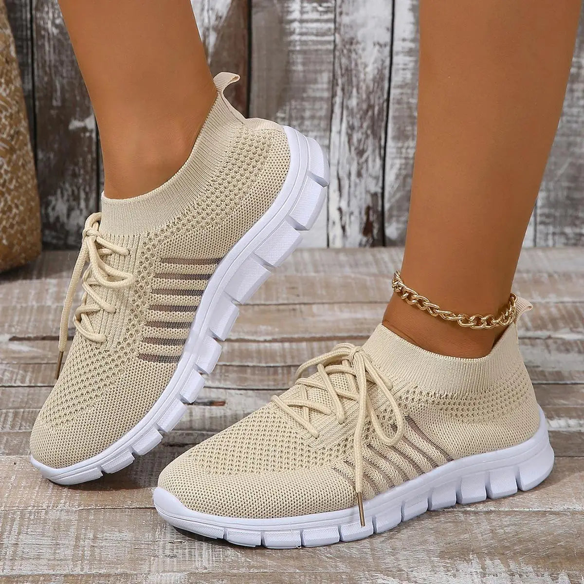 Zapatos informales amarillos de verano, zapatos planos para mujer, zapatillas de deporte de punto de malla transpirable, zapatos de tenis para mujer, zapatos ligeros para correr, zapatos de mujer