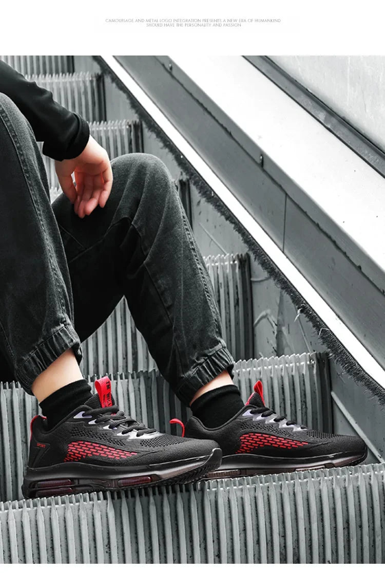Zapatillas deportivas unisex transpirables, ligeras, informales, para viajes, talla grande 47, calzado para hombre para las cuatro estaciones