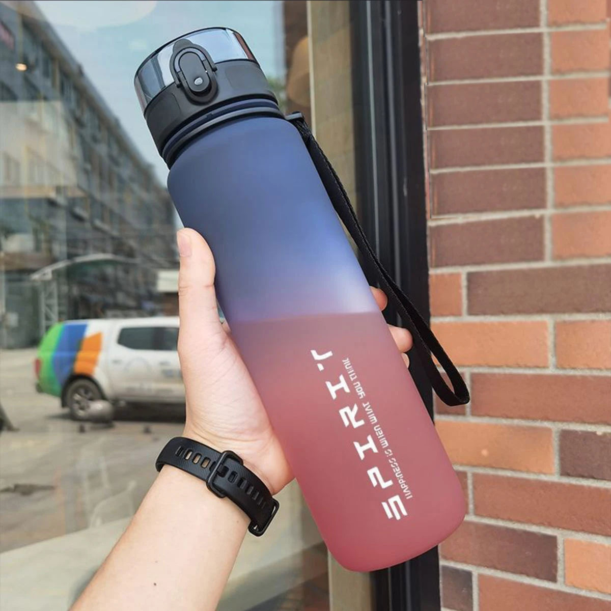 Botella de agua capacidad de 1000 ml/600 ml/750 ml para gimnasio