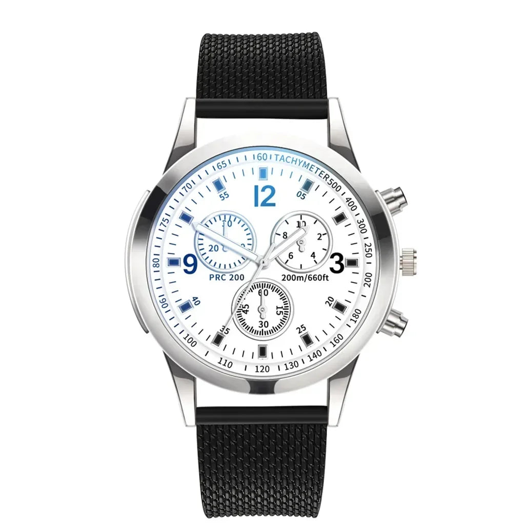 Reloj de acero inoxidable elegante para hombre