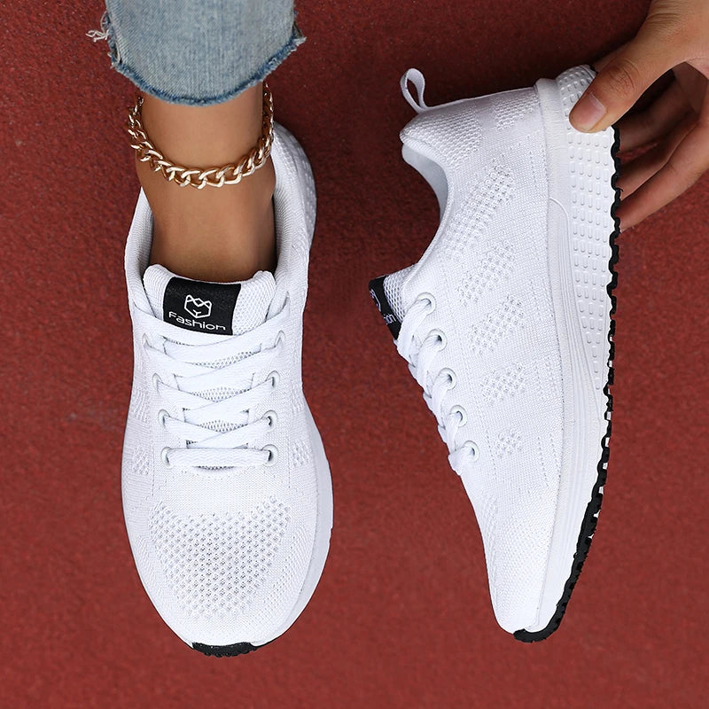 Zapatillas de correr para mujer, zapatillas informales transpirables, zapatos deportivos de marca de lujo, moda de verano, zapatillas ligeras de baloncesto Tenis para caminar
